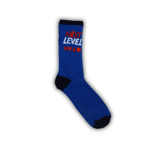 Next Level Blue Funky Socks